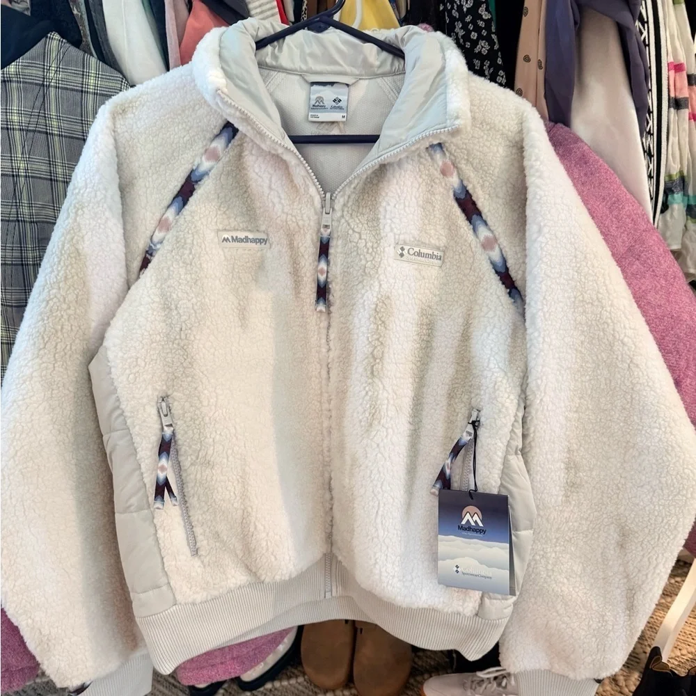 Madhappy x Columbia High Pile Fleece Jacket • Men’s M • Rare Collaboration • NWT